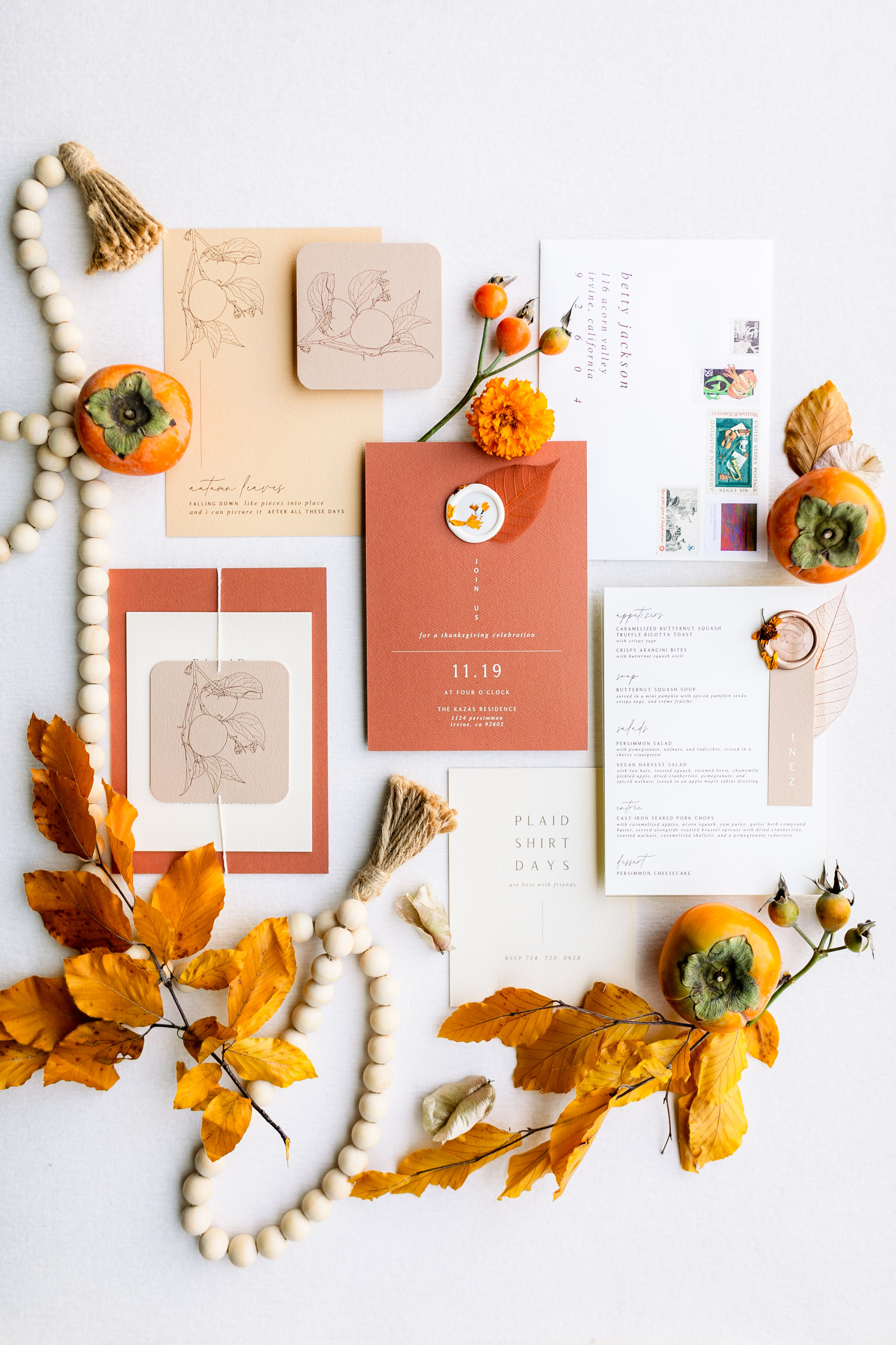 A Gorgeous Fall Persimmon Inspired Feast
