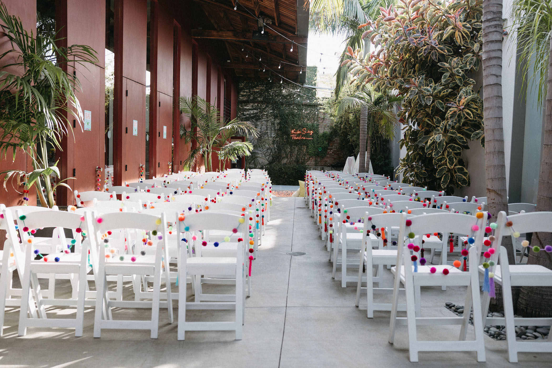 Artsy Los Angeles Wedding at the Kim Sing Theatre