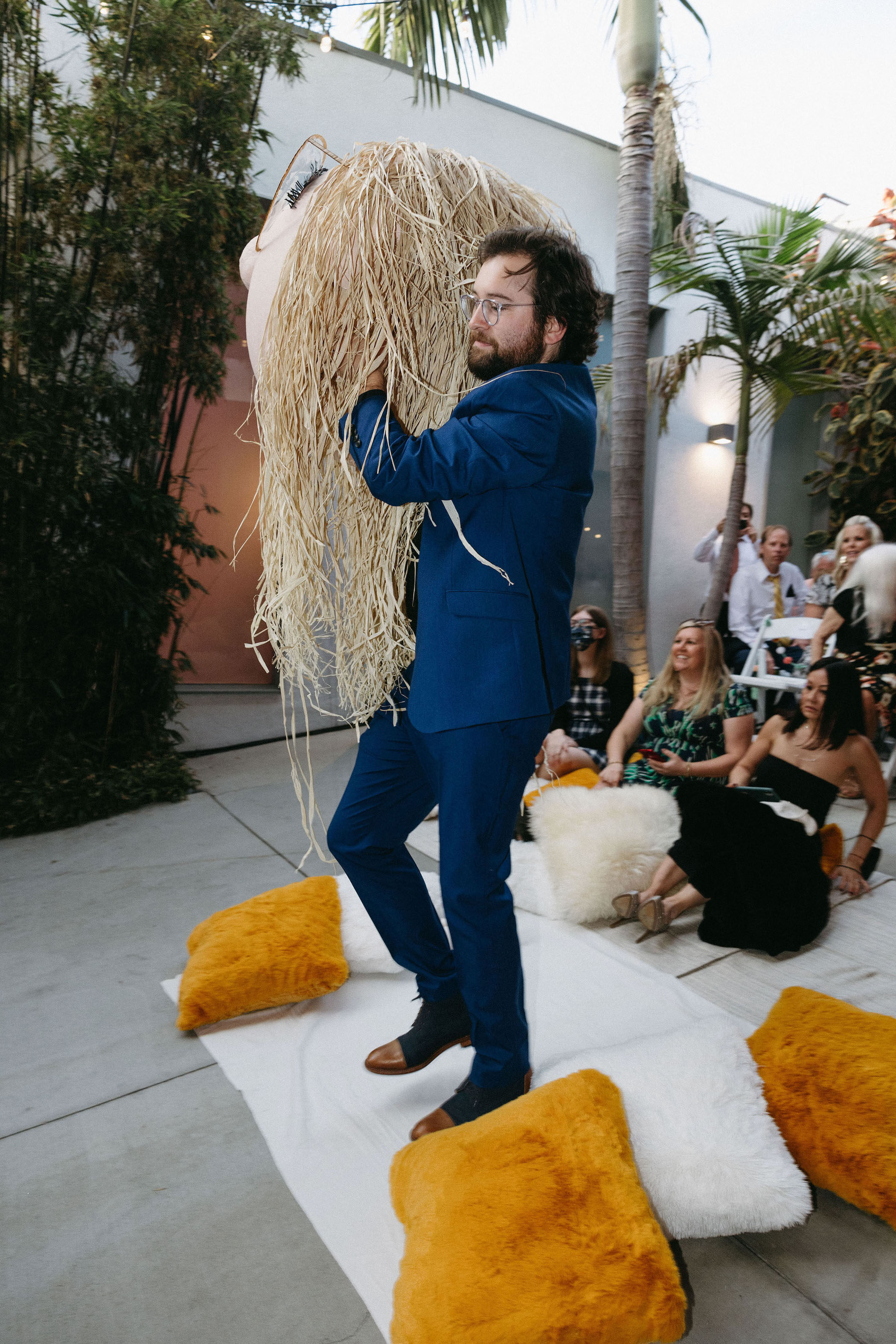 Artsy Los Angeles Wedding at the Kim Sing Theatre