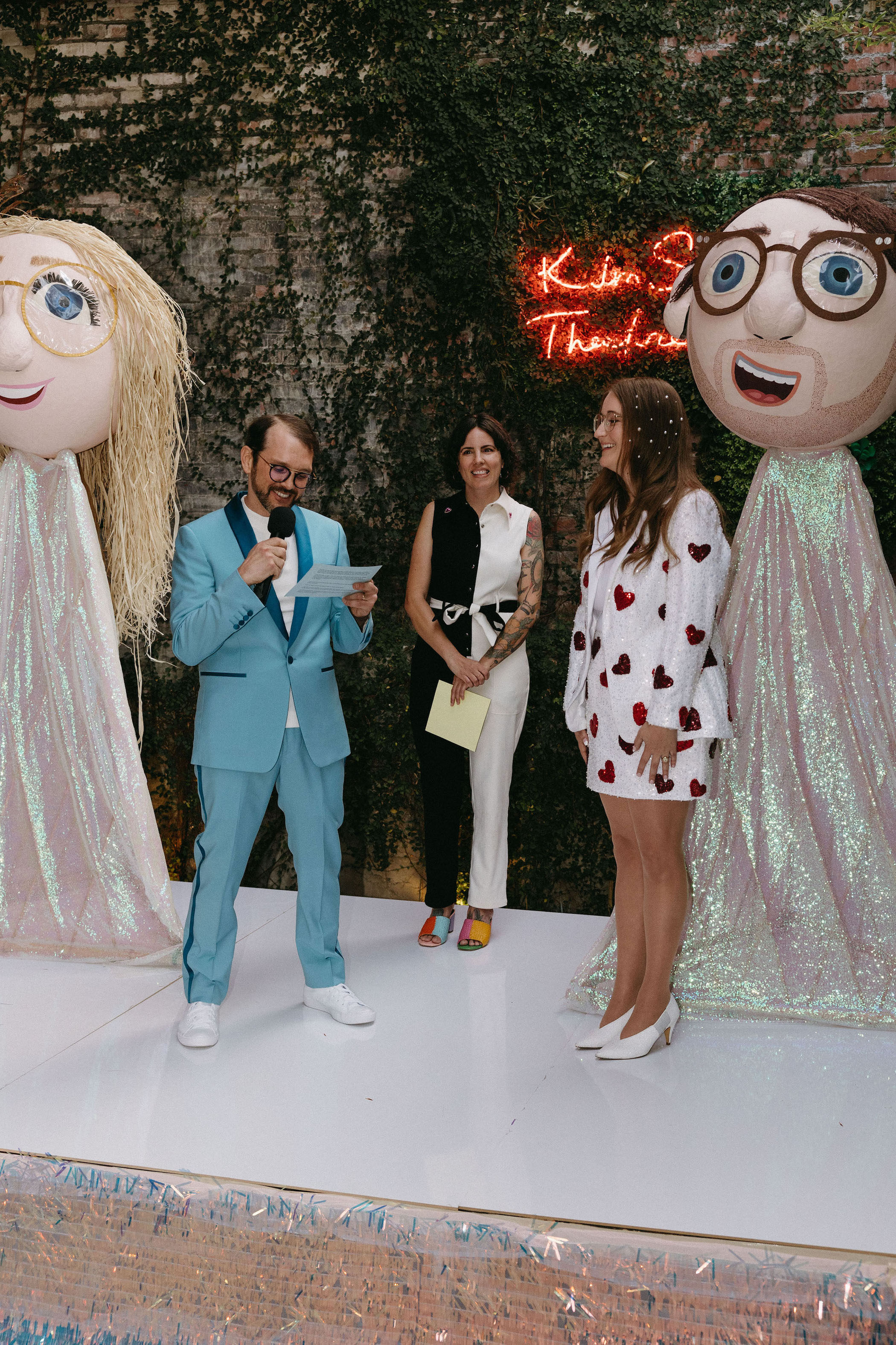 Artsy Los Angeles Wedding at the Kim Sing Theatre