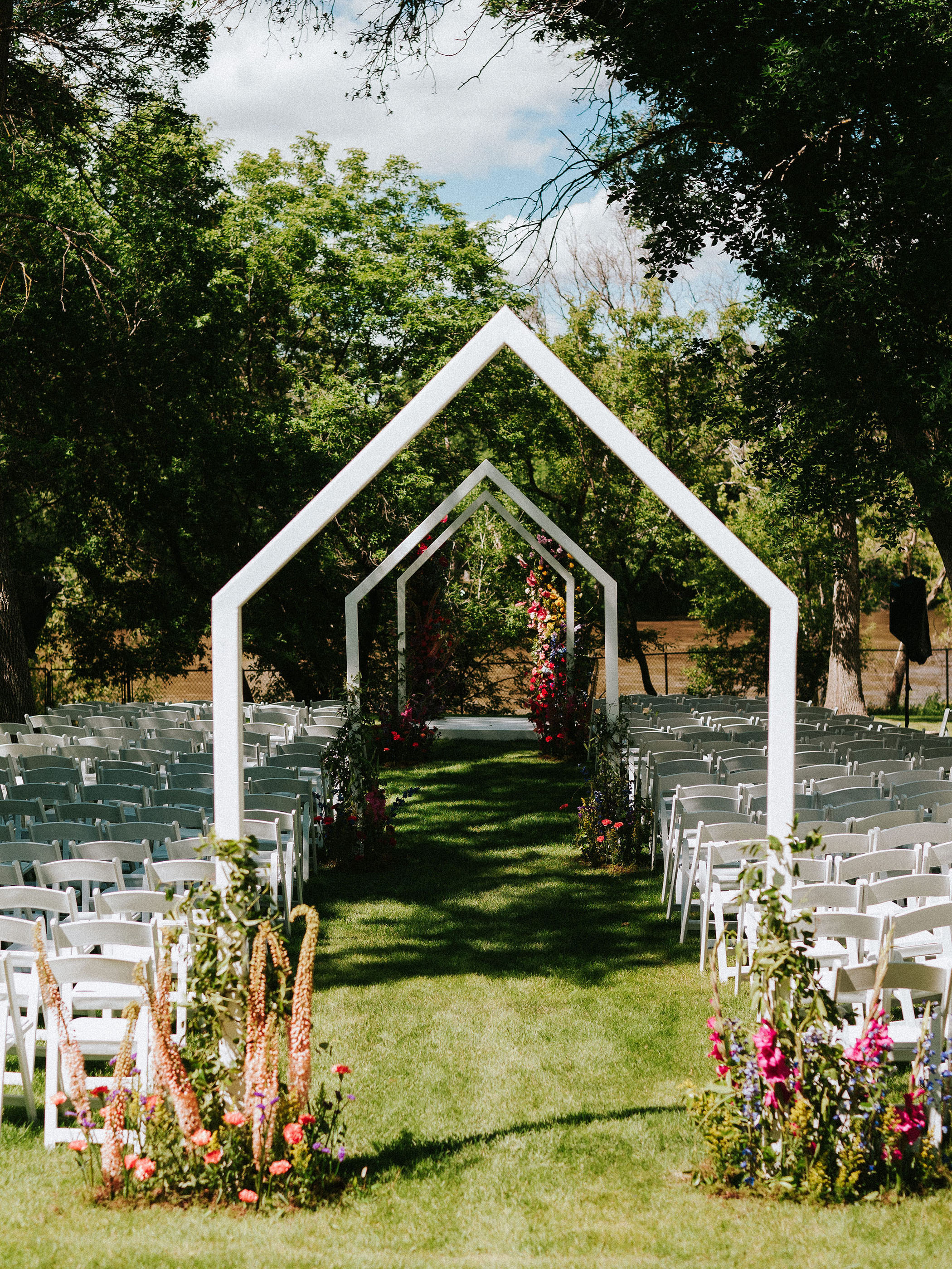 Canada's Colorful Rock 'n' Roll Backyard Anti-Wedding