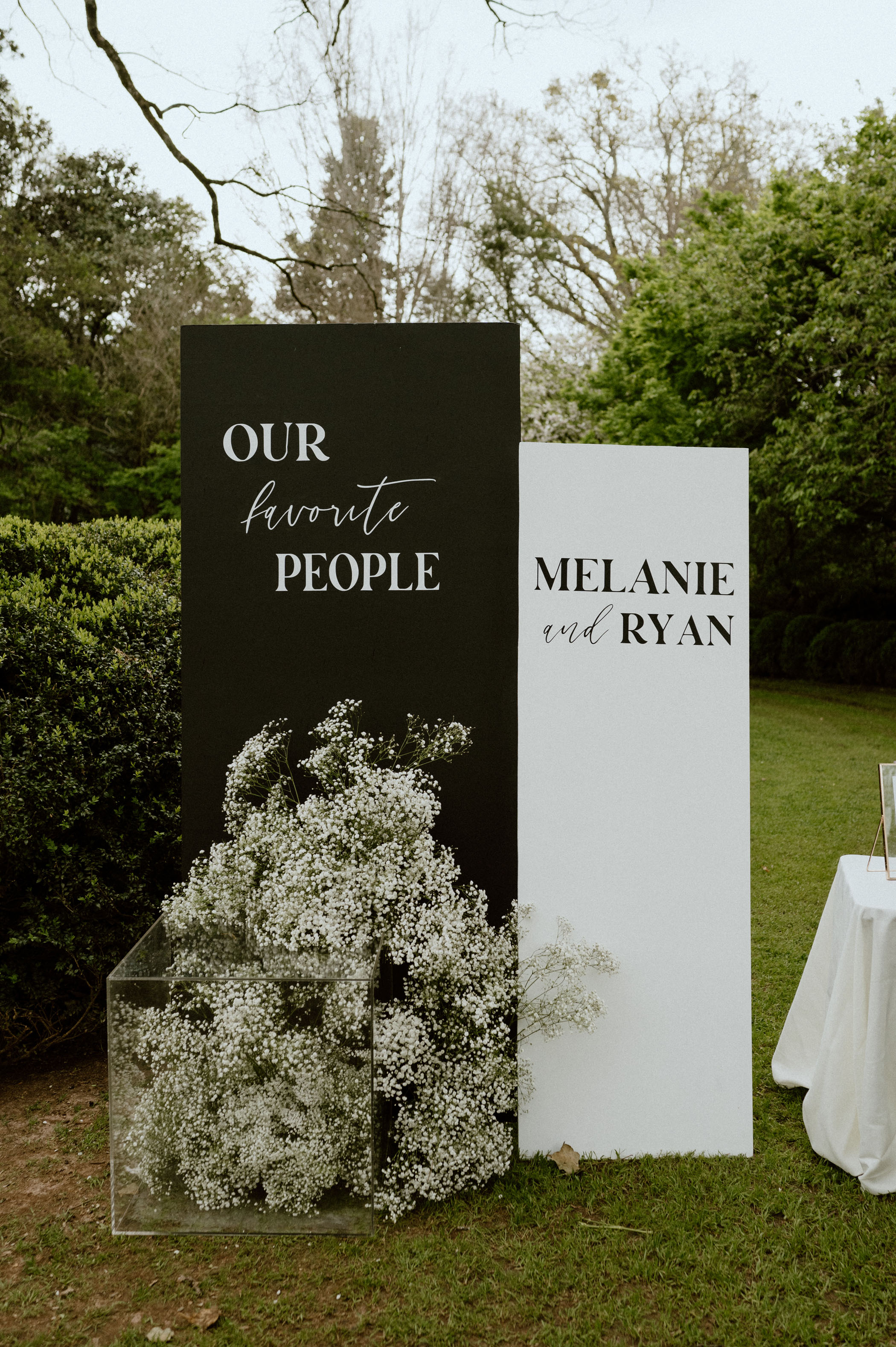Minimalistic Baby's Breath Wedding at Meadowlark 1939 in Atlanta