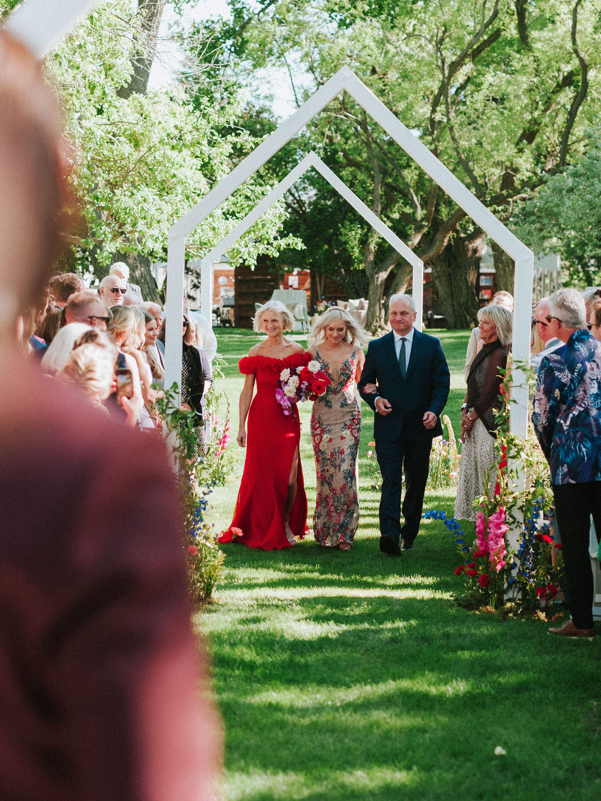 Canada's Colorful Rock 'n' Roll Backyard Anti-Wedding