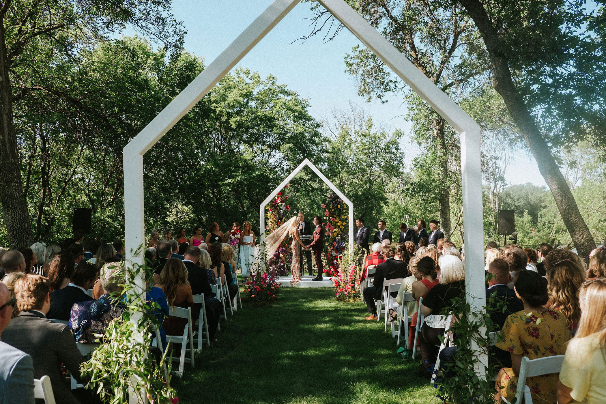 Canada's Colorful Rock 'n' Roll Backyard Anti-Wedding