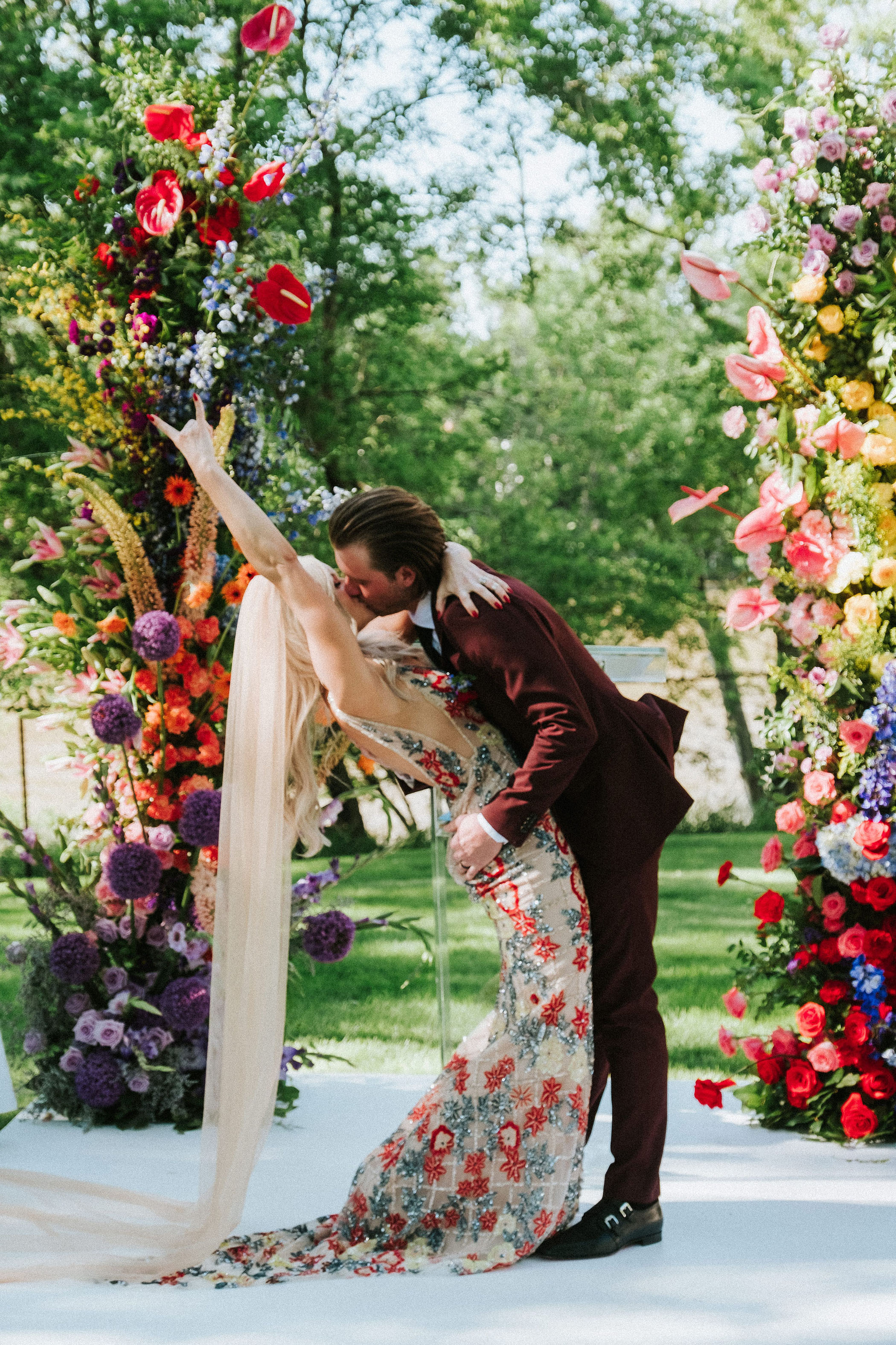 Canada's Colorful Rock 'n' Roll Backyard Anti-Wedding