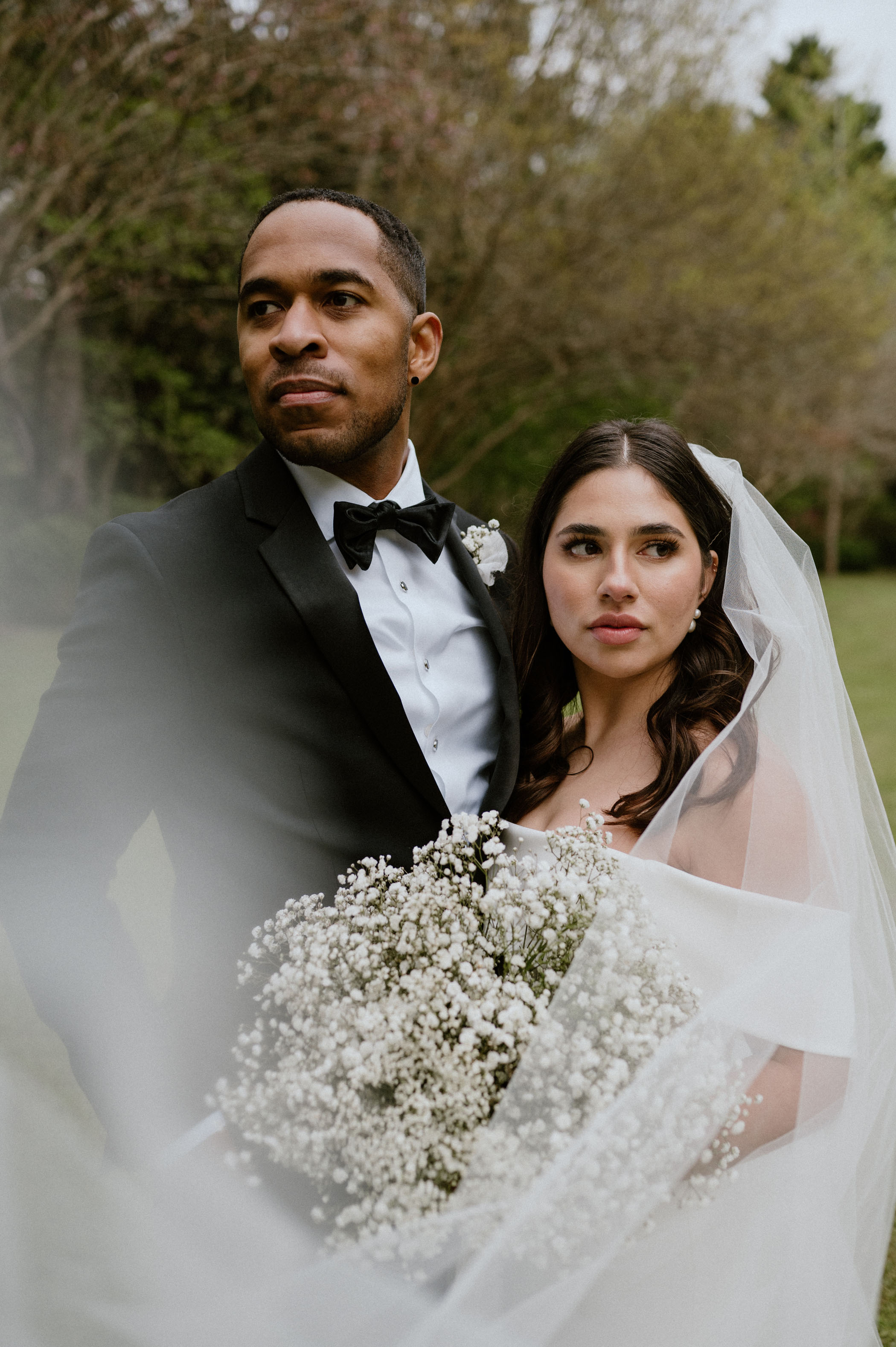 Minimalistic Baby's Breath Wedding at Meadowlark 1939 in Atlanta