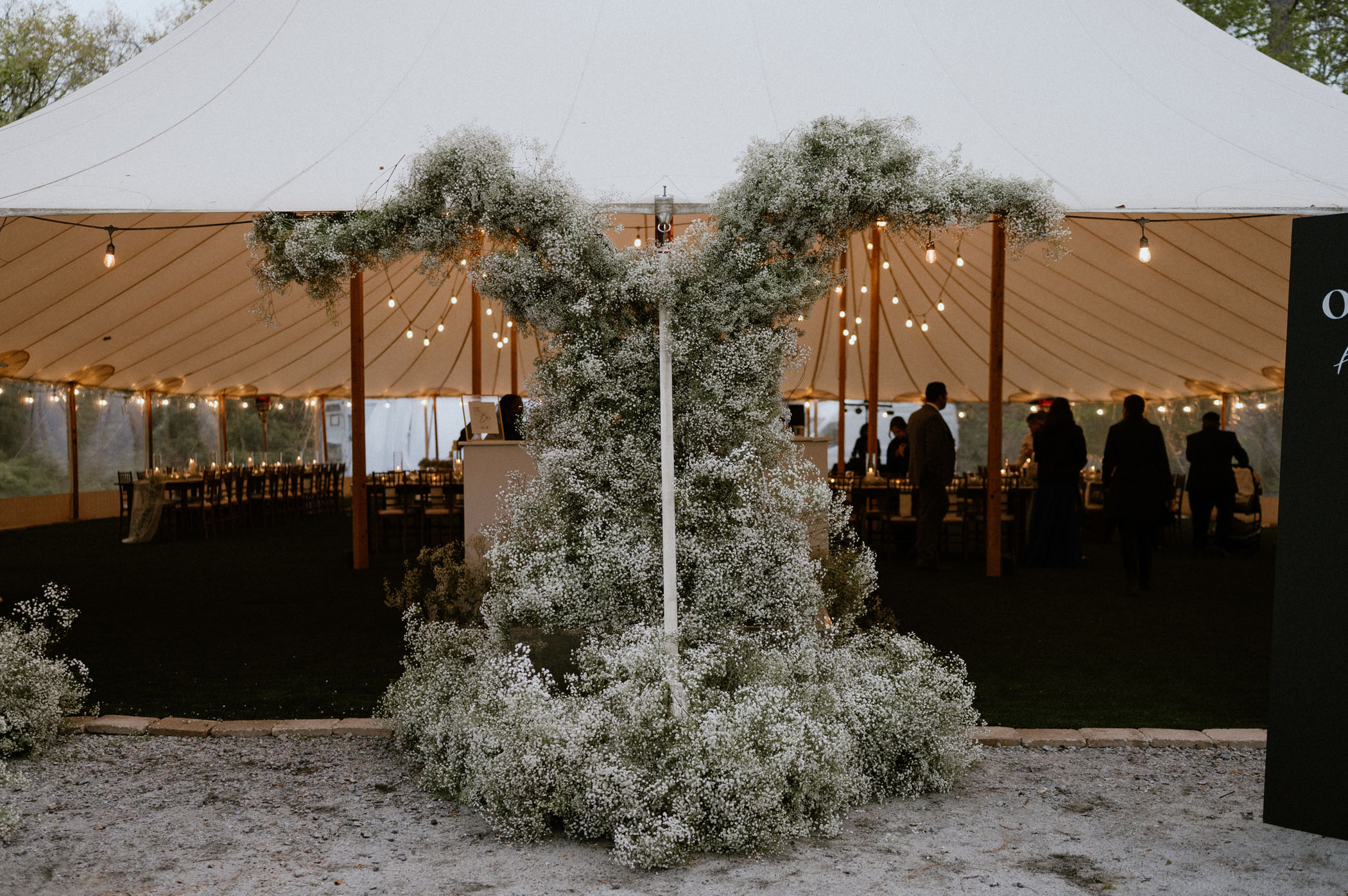 Minimalistic Baby's Breath Wedding at Meadowlark 1939 in Atlanta