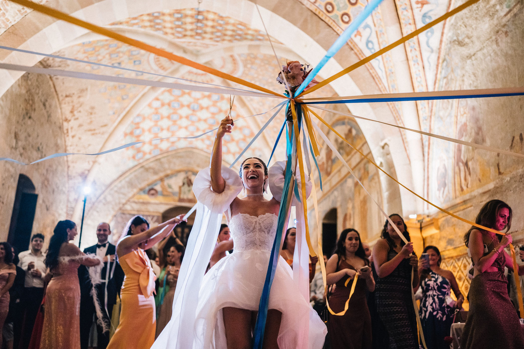 Eclectic Medieval Wedding in Italy