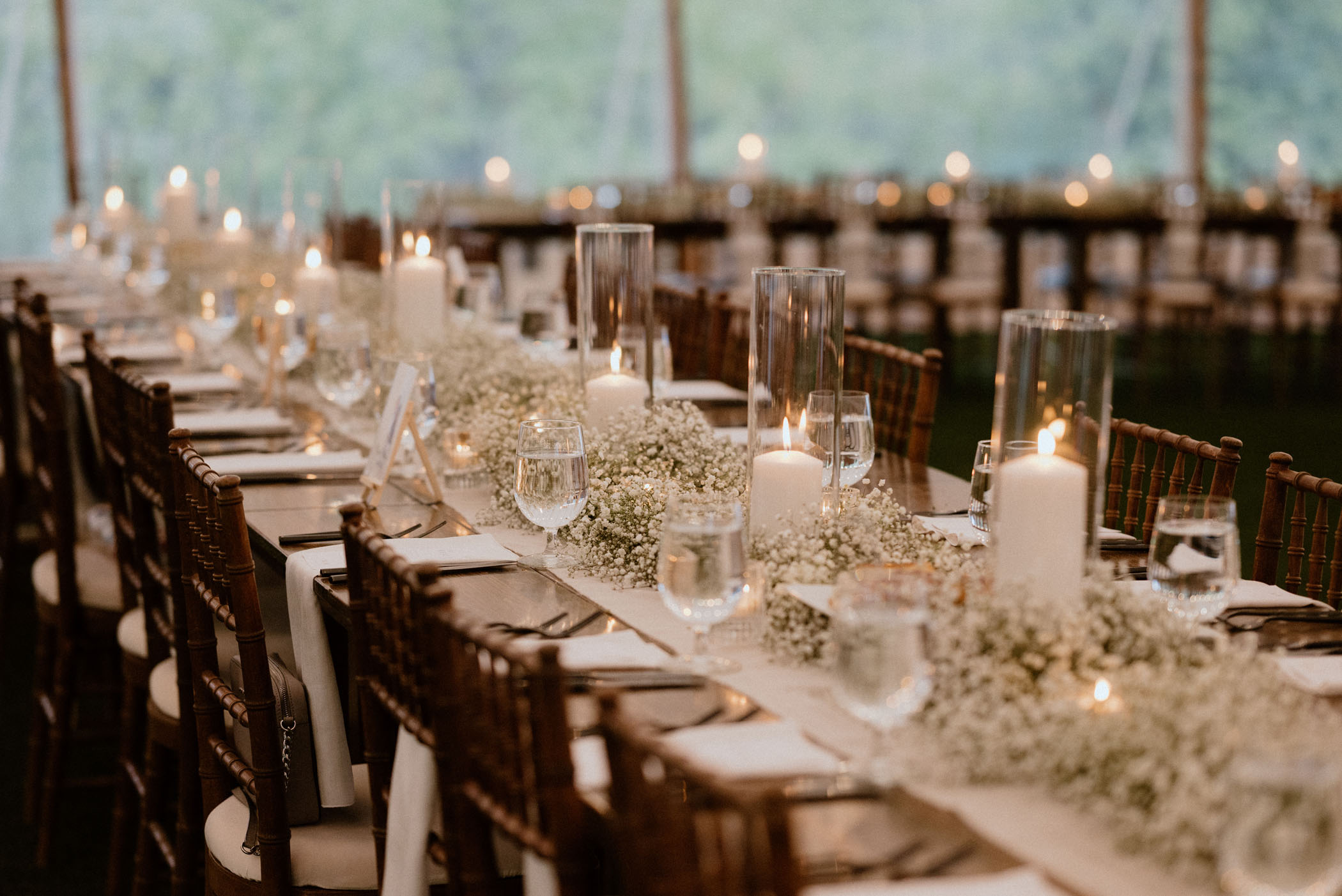 Minimalistic Baby's Breath Wedding at Meadowlark 1939 in Atlanta
