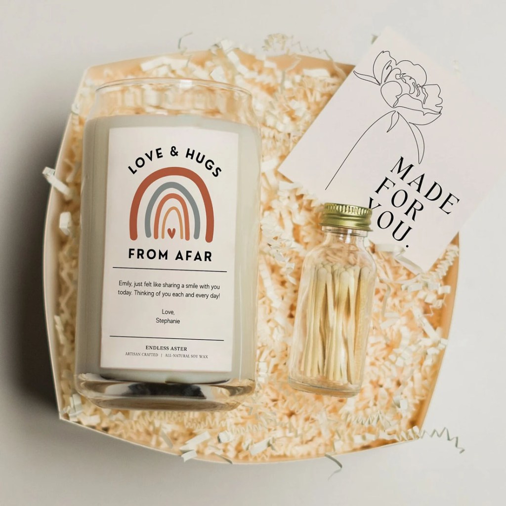 candle care package cute best long distance relationship gifts for her