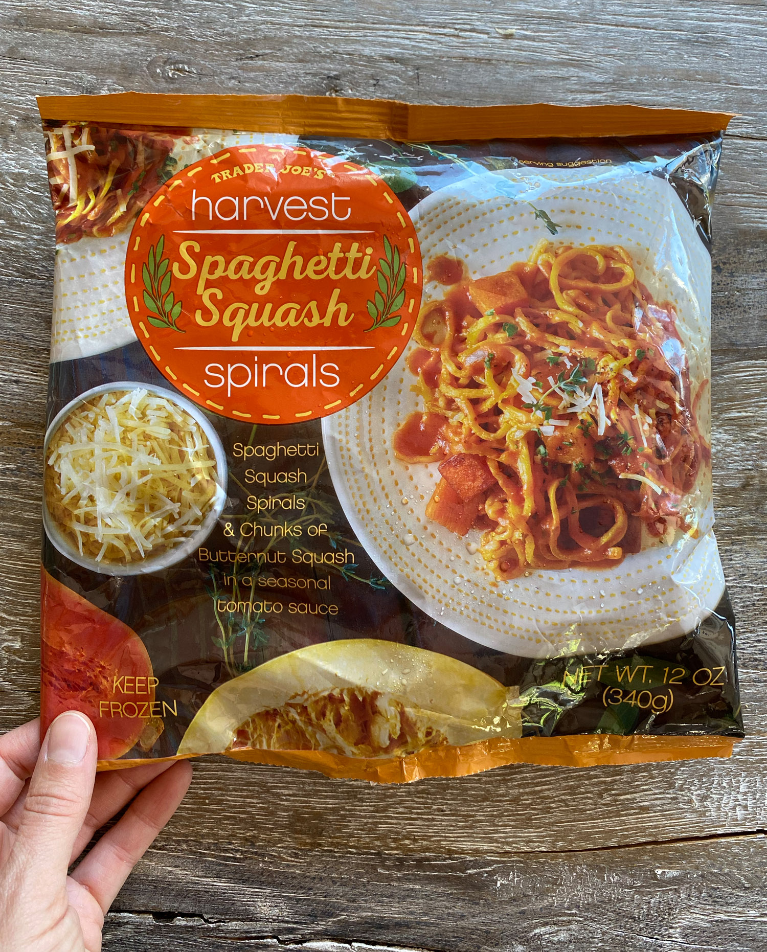 Harvest Spaghetti Squash Spirals