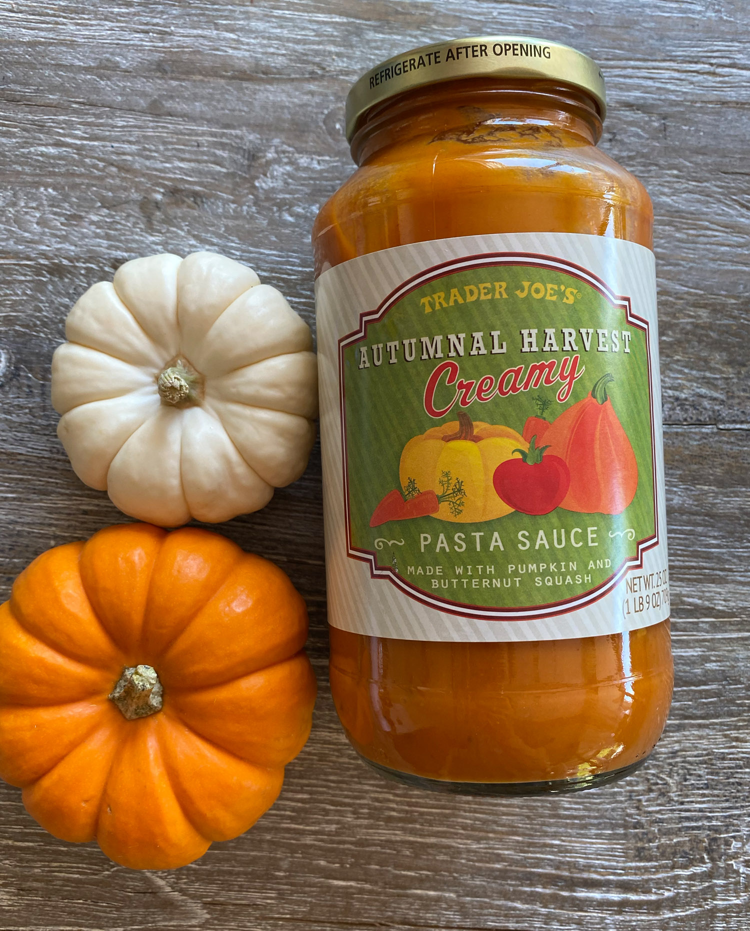 Trader Joe's pumpkin pasta sauce