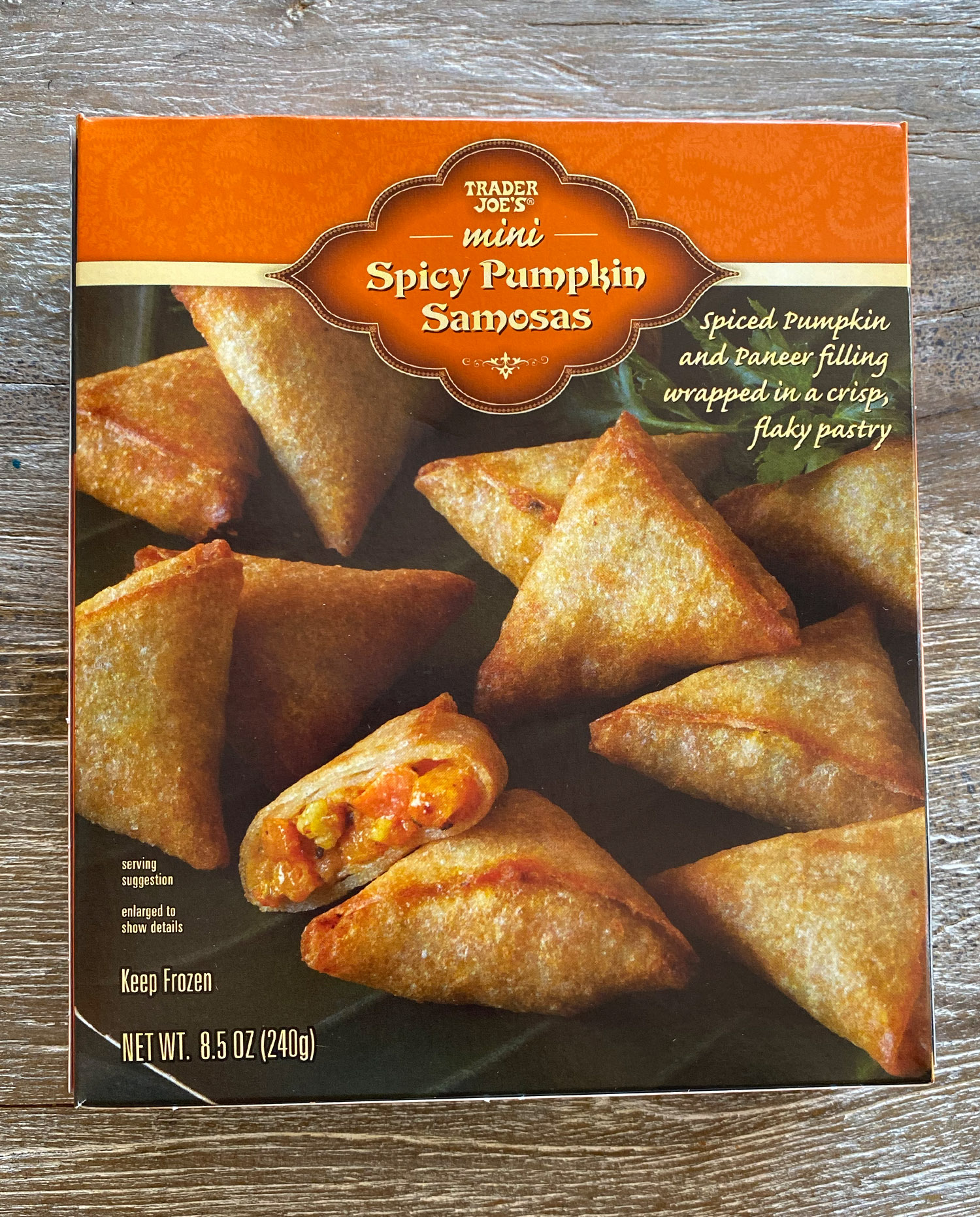 Trader Joe's pumpkin samosas