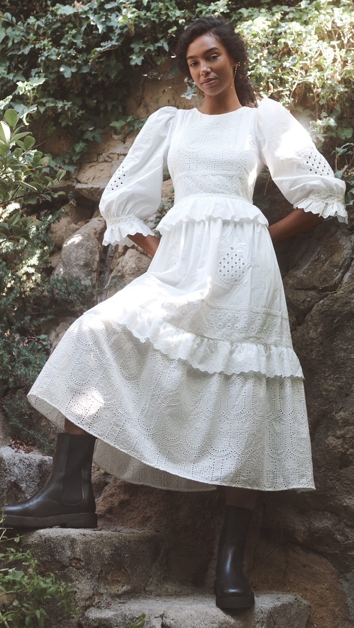 cottagecore style Meadows Pineapple wedding dress from ShopBop