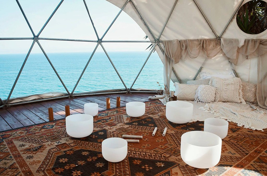 sound bath unique bachelorette party ideas